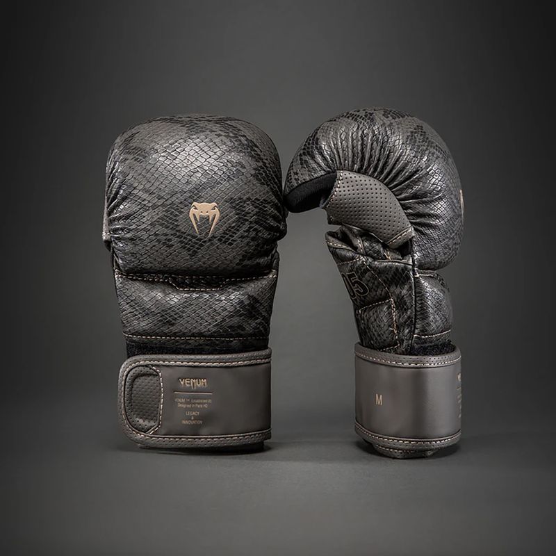 Sparring gloves Venum Impact Evo Scales MMA Sparring dark grey 2
