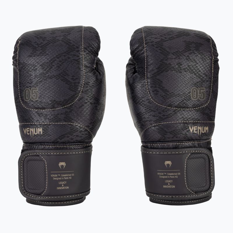 Boxing gloves Venum Impact Evo Scales Boxing dark purple 2