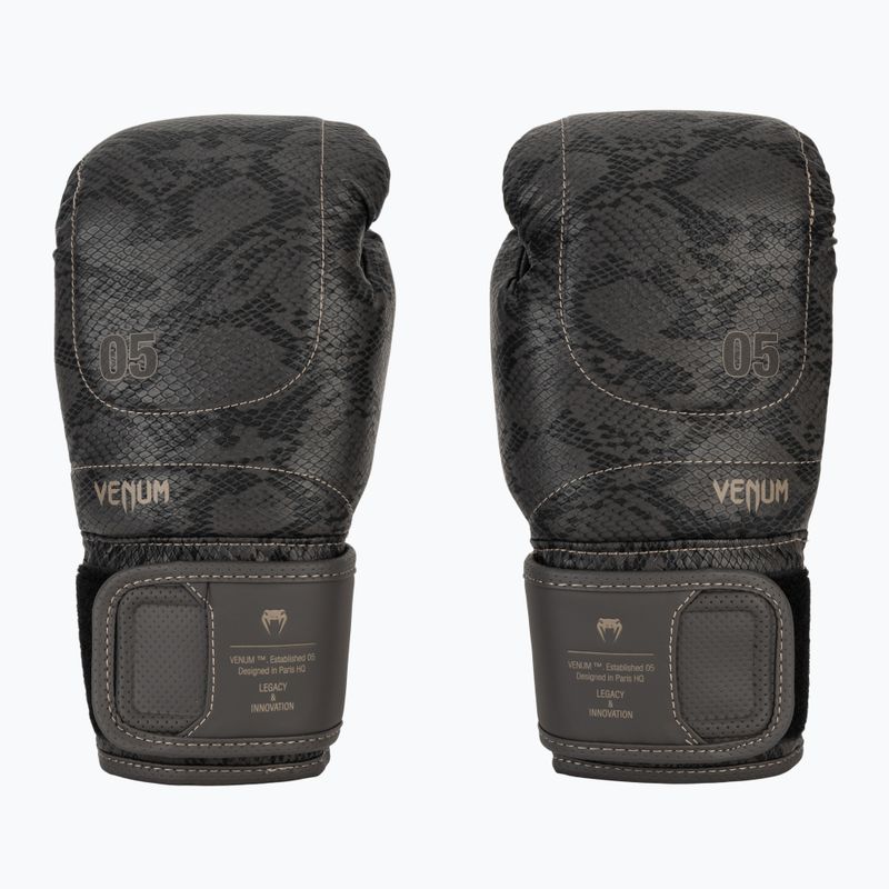 Boxing gloves Venum Impact Evo Scales Boxing dark grey 2