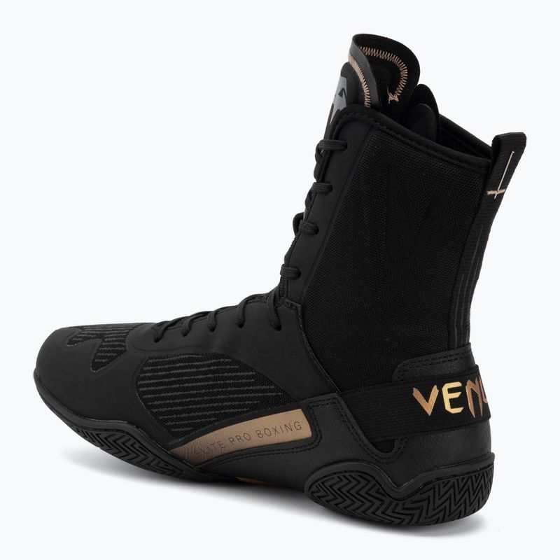 Boxing shoes Venum Elite Neo Boxing black/gold 3