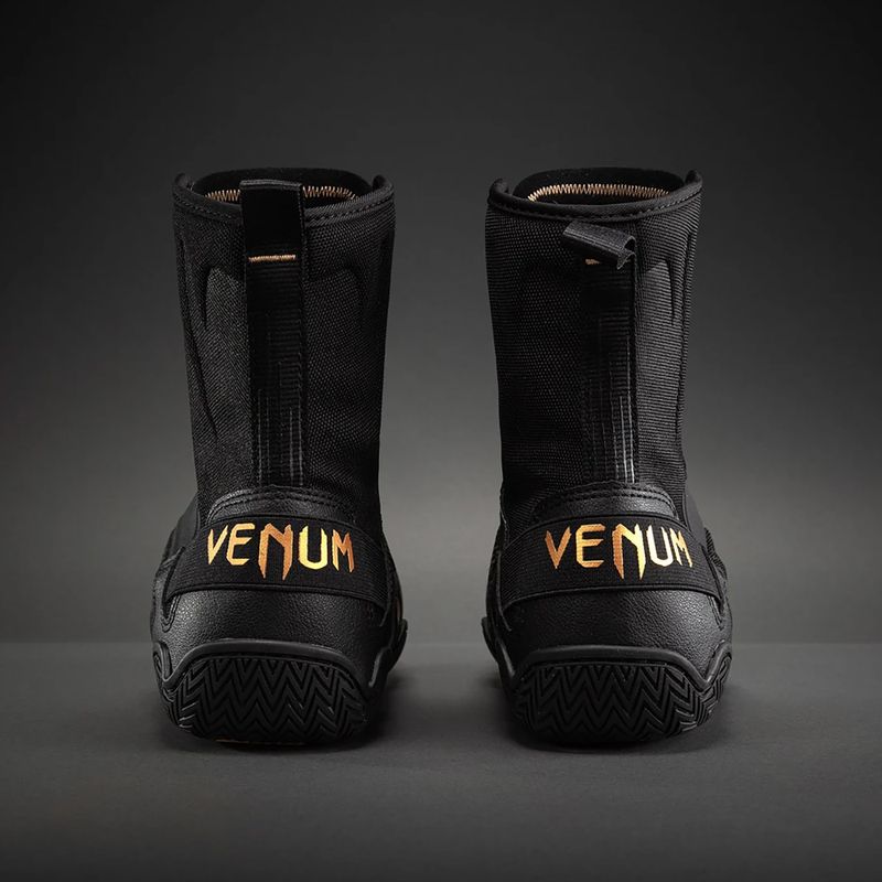 Boxing shoes Venum Elite Neo Boxing black/gold 3