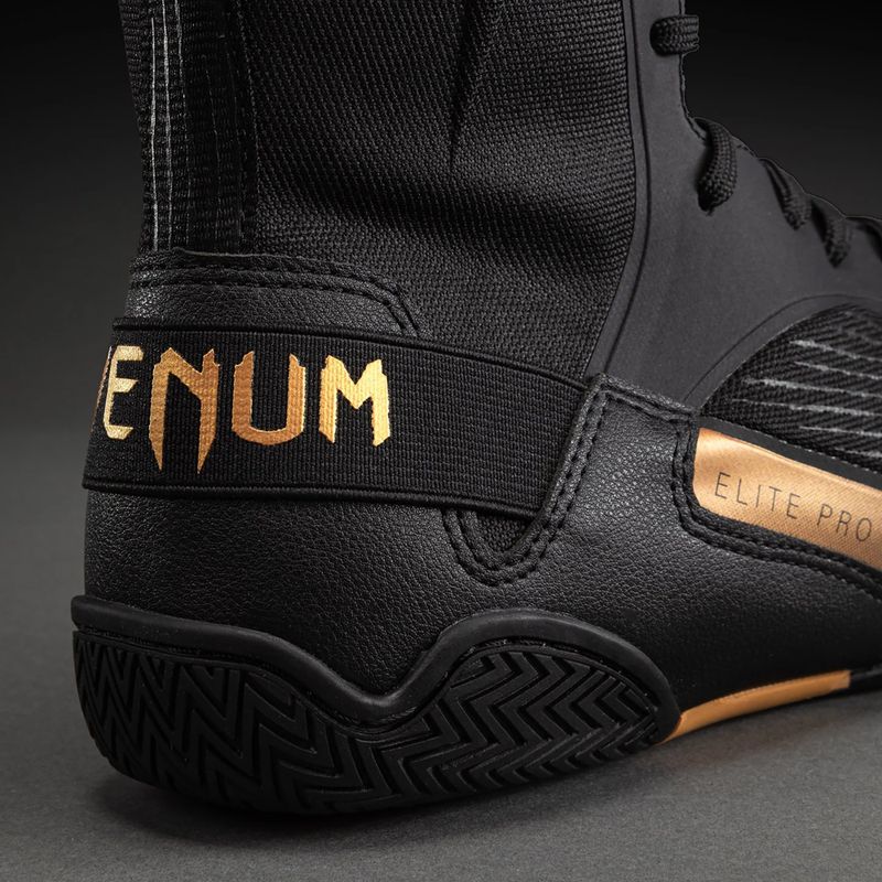Boxing shoes Venum Elite Neo Boxing black/gold 5