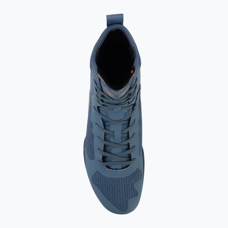 Boxing shoes Venum Elite Neo Boxing steel blue/orange 5