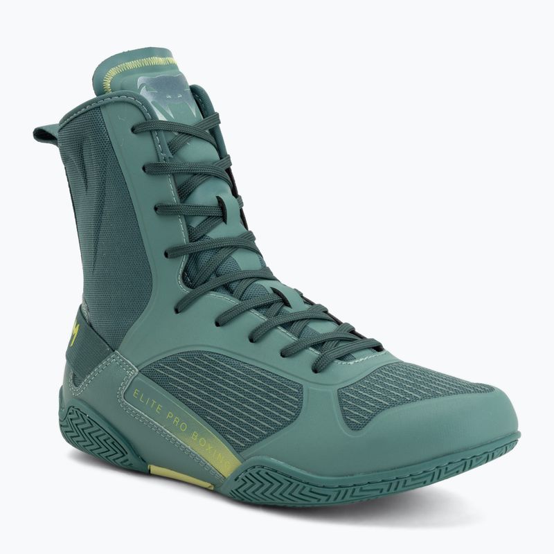 Boxing shoes Venum Elite Neo Boxing green/neon yellow