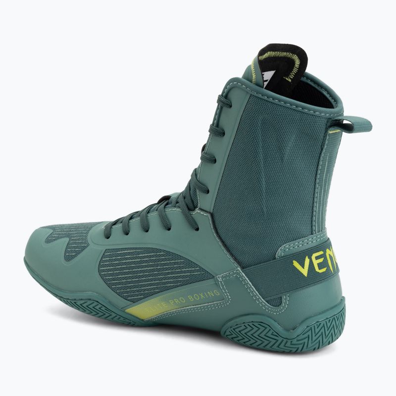 Boxing shoes Venum Elite Neo Boxing green/neon yellow 3