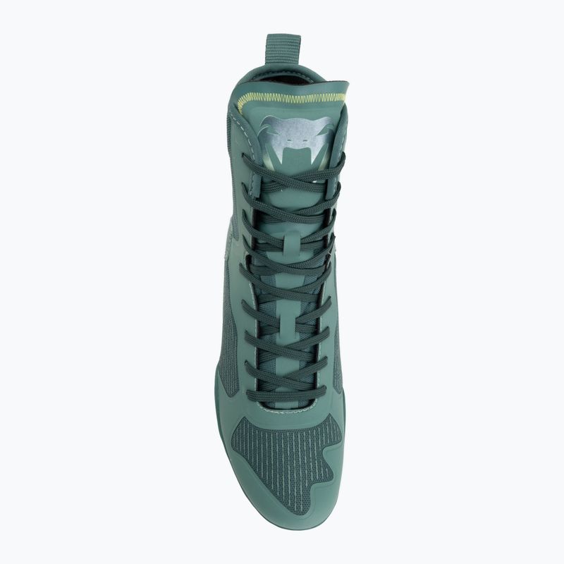 Boxing shoes Venum Elite Neo Boxing green/neon yellow 5