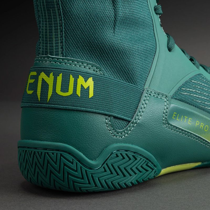Boxing shoes Venum Elite Neo Boxing green/neon yellow 5