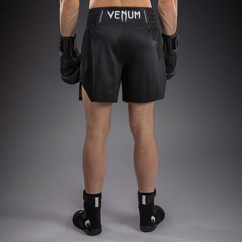 Men's boxing shorts Venum Stealth Boxing black/white 3