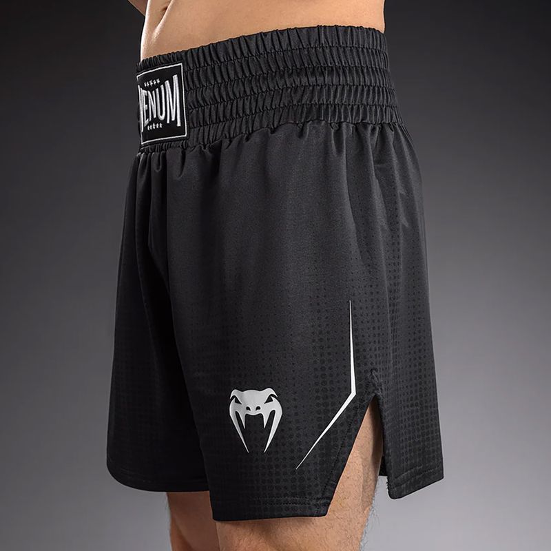 Men's boxing shorts Venum Stealth Boxing black/white 6