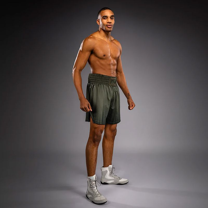 Men's boxing shorts Venum Stealth Boxing Khaki/Dark Green 2