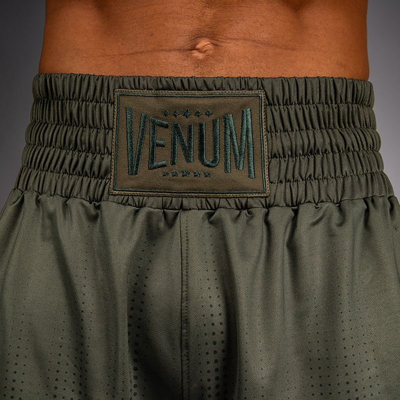 Men's boxing shorts Venum Stealth Boxing Khaki/Dark Green 5
