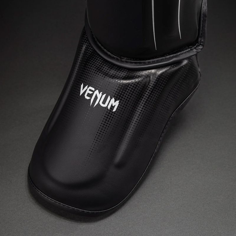 Shin and foot guards Venum Stealth Shin black/white 3