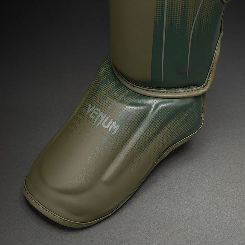 Shin and foot guards Venum Stealth Shin khaki/dark green 3