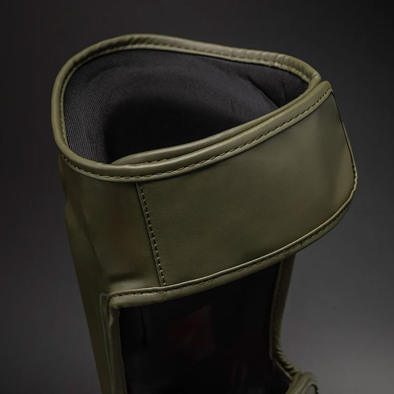 Shin and foot guards Venum Stealth Shin khaki/dark green 4