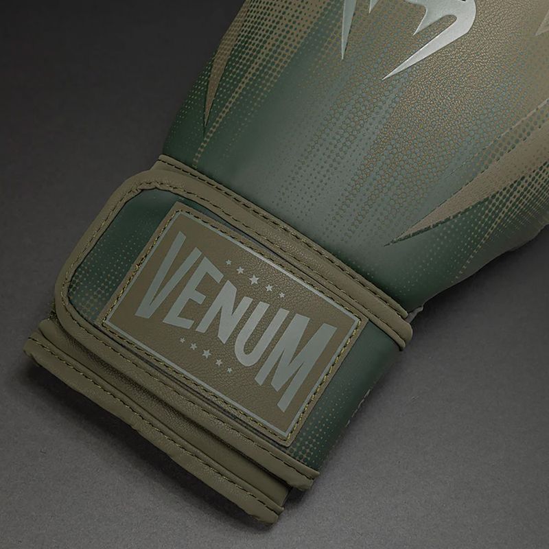 Boxing gloves Venum Stealth Boxing khaki/dark green 3
