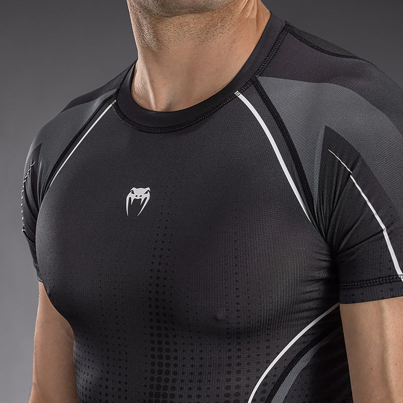 Men's rashguard Venum Stealth Rashguard black/white 5