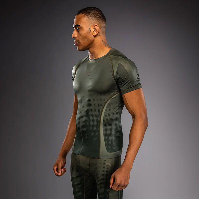 Men's rashguard Venum Stealth Rashguard khaki/dark green 4