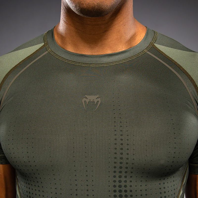Men's rashguard Venum Stealth Rashguard khaki/dark green 5