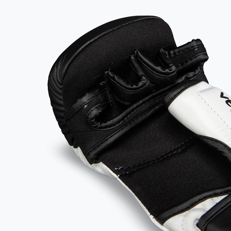 MMA gloves Venum Attack 2.0 Sparring Leather black/white 5