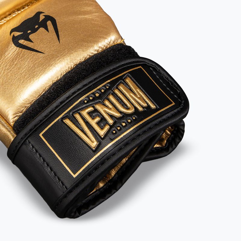 MMA gloves Venum Attack 2.0 Sparring Leather gold/black 5