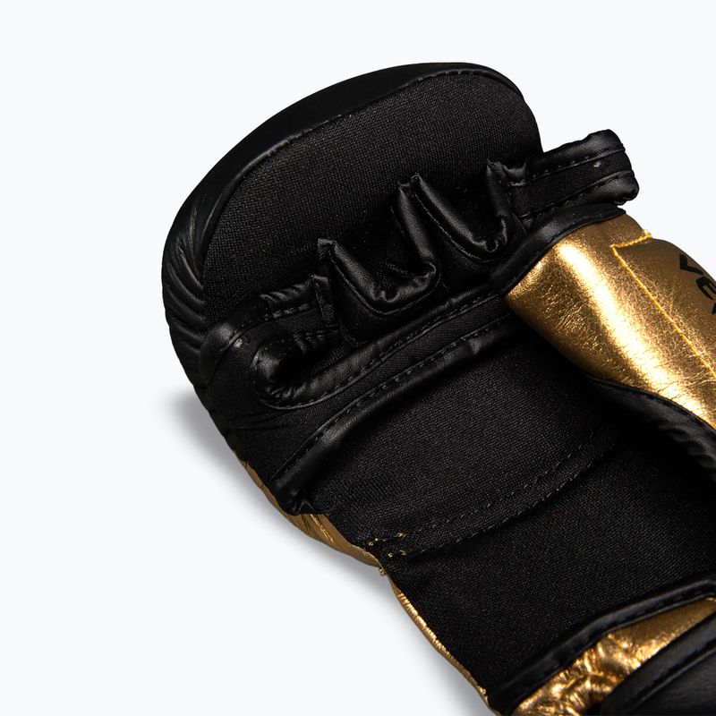 MMA gloves Venum Attack 2.0 Sparring Leather gold/black 6