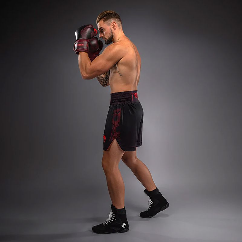 Men's boxing shorts Venum Spectre Boxing black/red 4