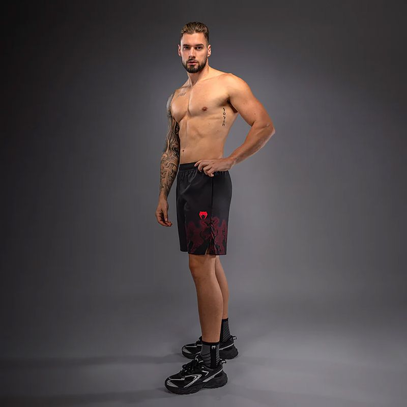 Men's training shorts Venum Spectre Training black/red 2