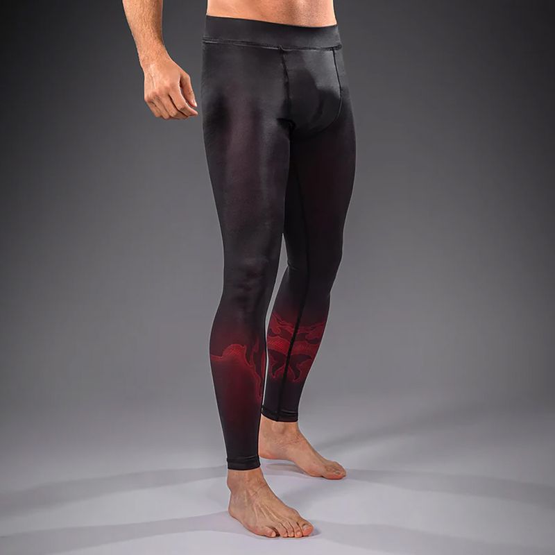 Men's training leggings Venum Spectre Spats black/red 4