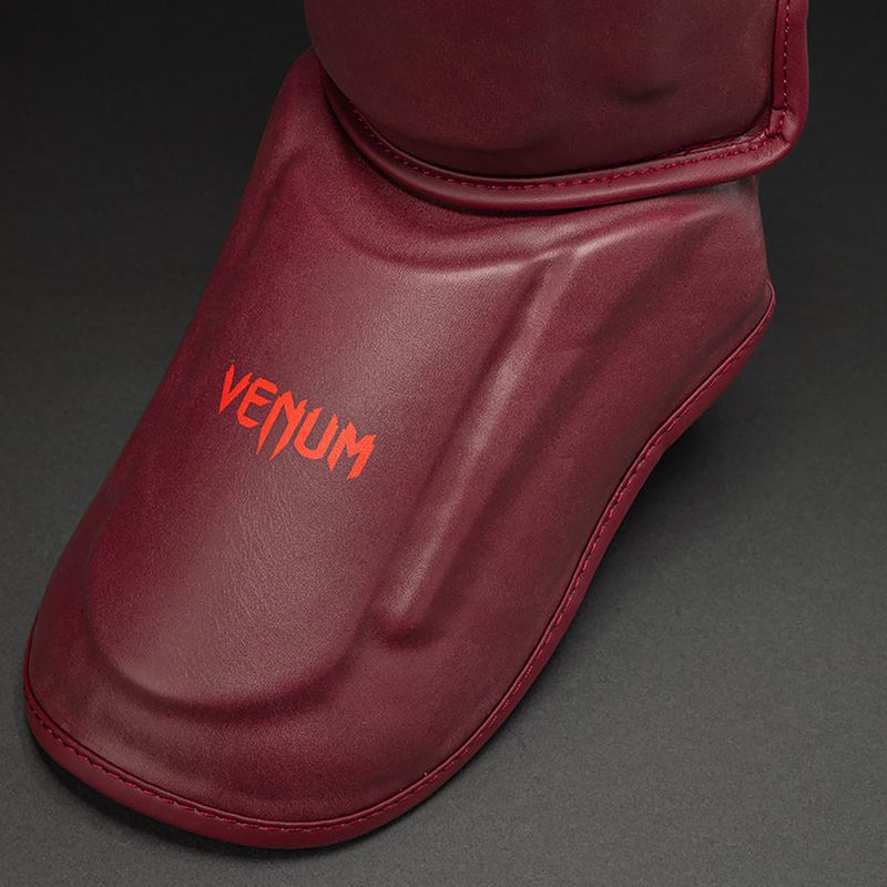 Shin and foot guards Venum Spectre Shin black/red 3