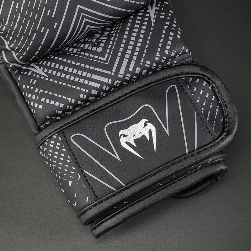Sparring gloves Venum Midnight Fury Sparring black/grey/silver 4