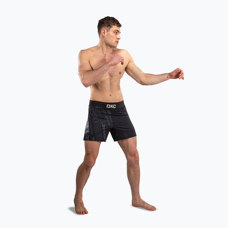 Training shorts Venum Karate Combat black/grey 4