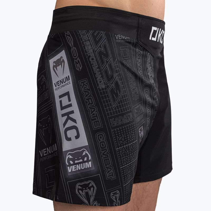 Training shorts Venum Karate Combat black/grey 5