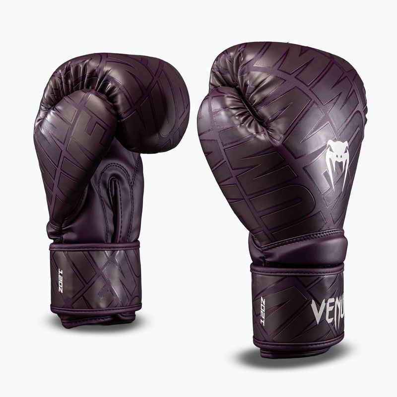 Boxing gloves Venum Contender 1.5 XT 3D Boxing dark purple 2
