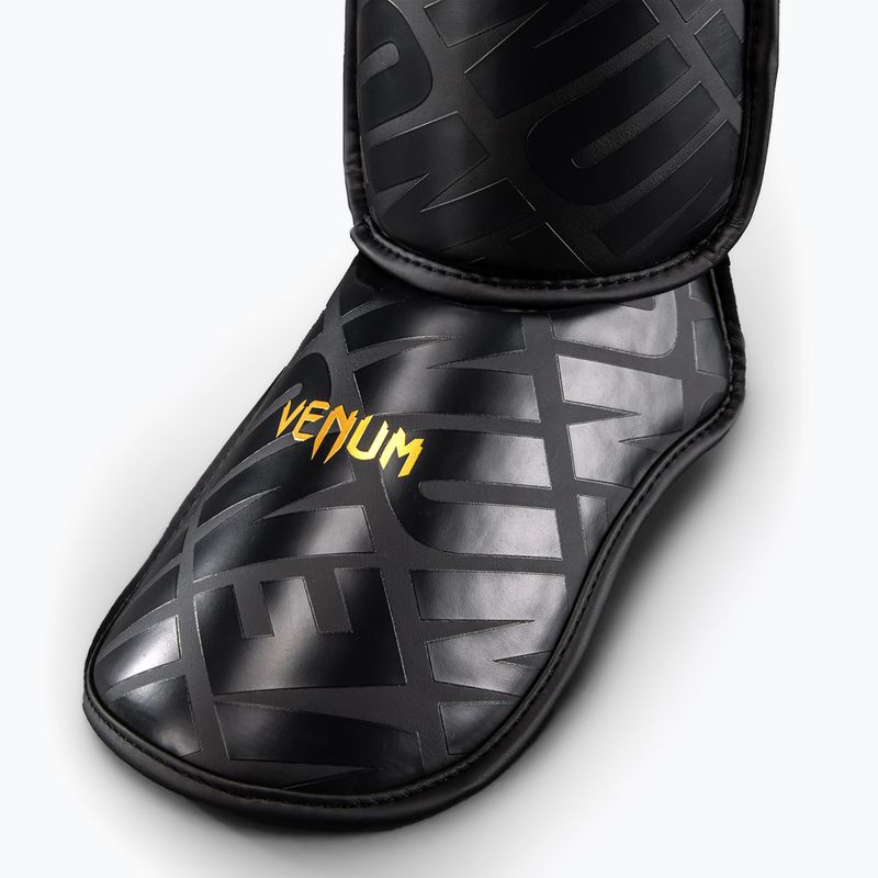 Shin guards Venum Contender 1.5 XT 3D Shin black/gold 3