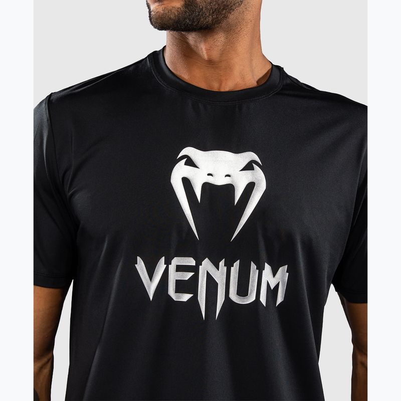 Men's T-shirt Venum Classic Dry Tech black/silver 4