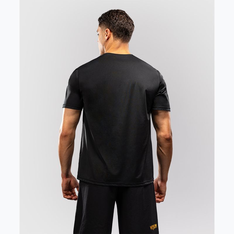 Men's T-shirt Venum Classic Dry Tech black/gold 2
