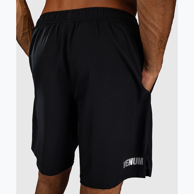 Men's training shorts Venum Contender Training black/silver 6