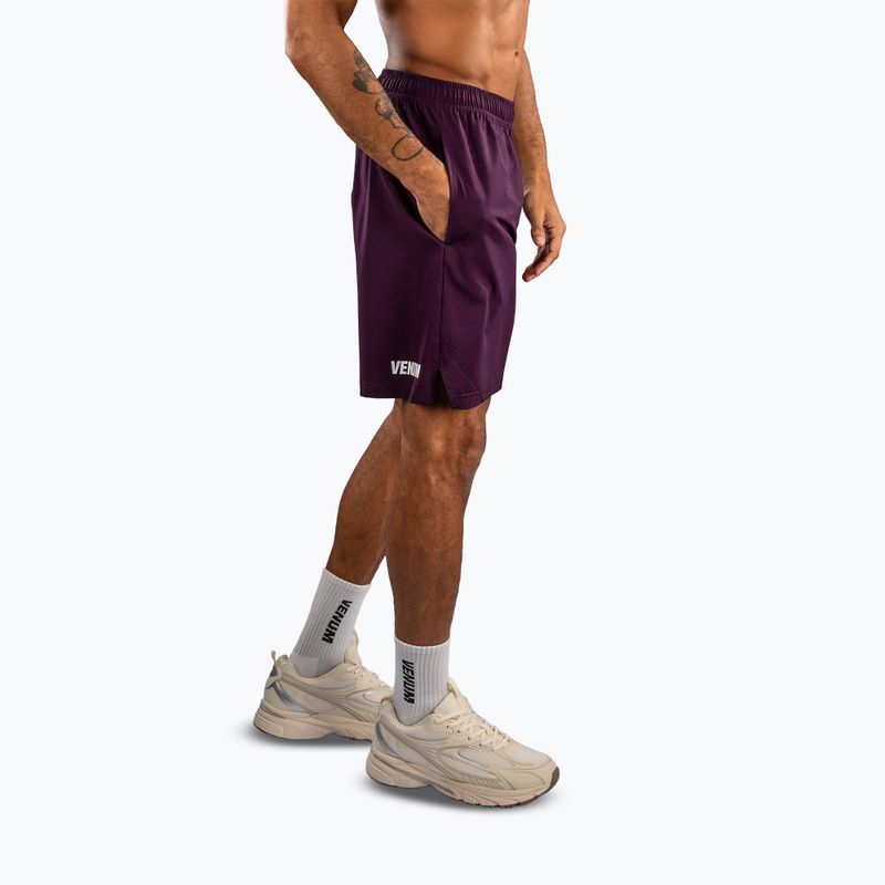 Men's training shorts Venum Contender Training dark purple/white 4