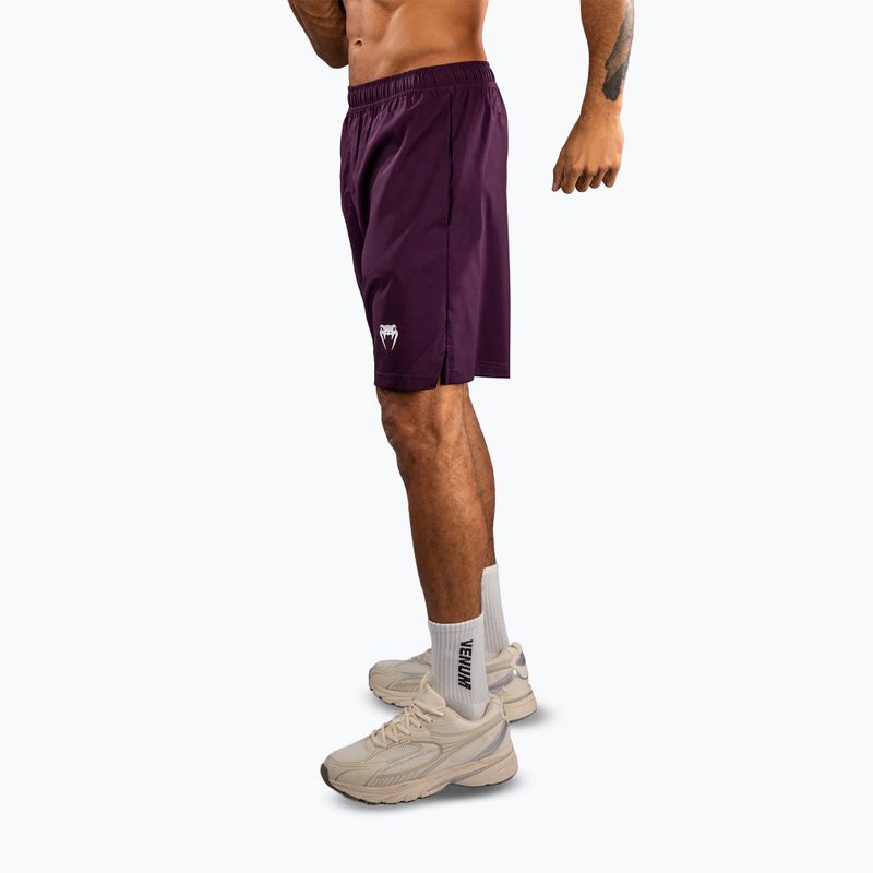 Men's training shorts Venum Contender Training dark purple/white 5