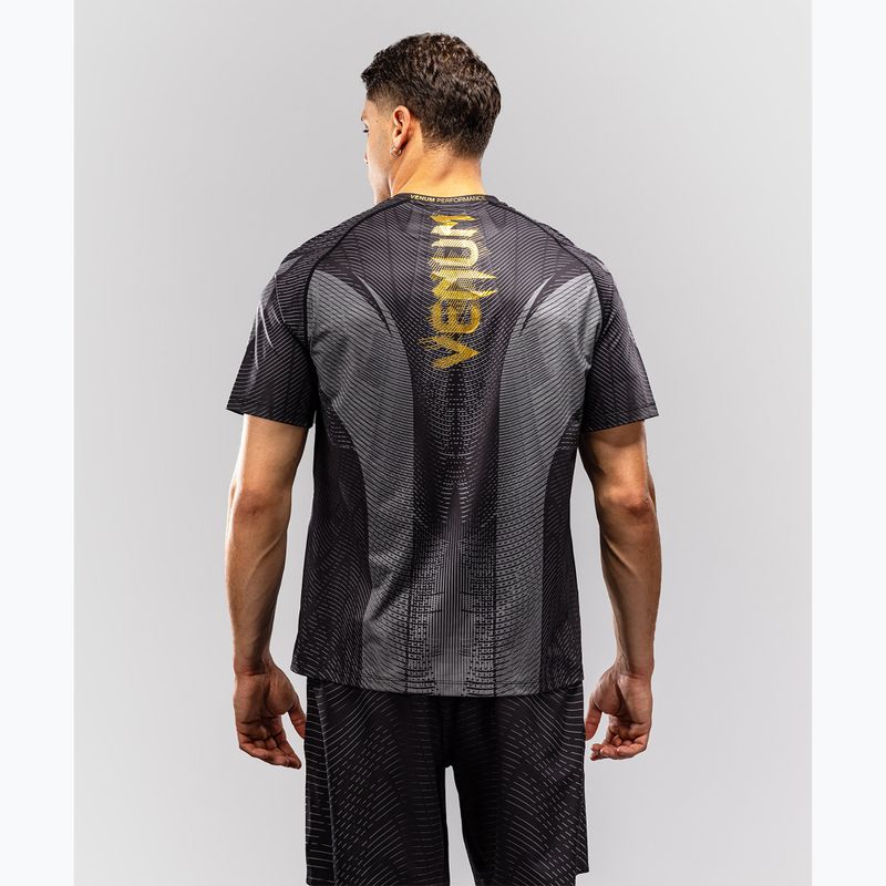 Men's T-shirt Venum Galactic 3.0 Dry Tech black/gold 2