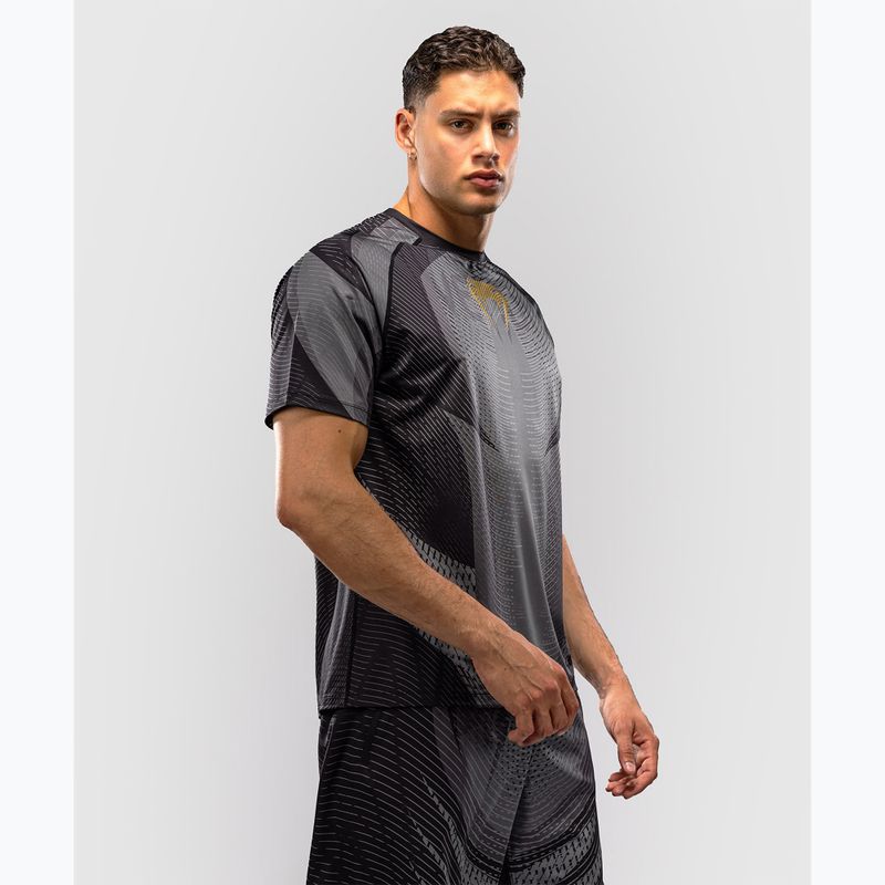 Men's T-shirt Venum Galactic 3.0 Dry Tech black/gold 4