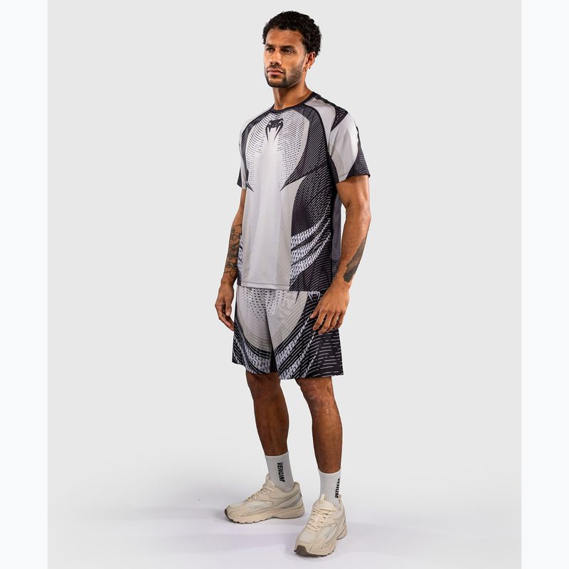 Men's T-shirt Venum Galactic 3.0 Dry Tech off white/black 2