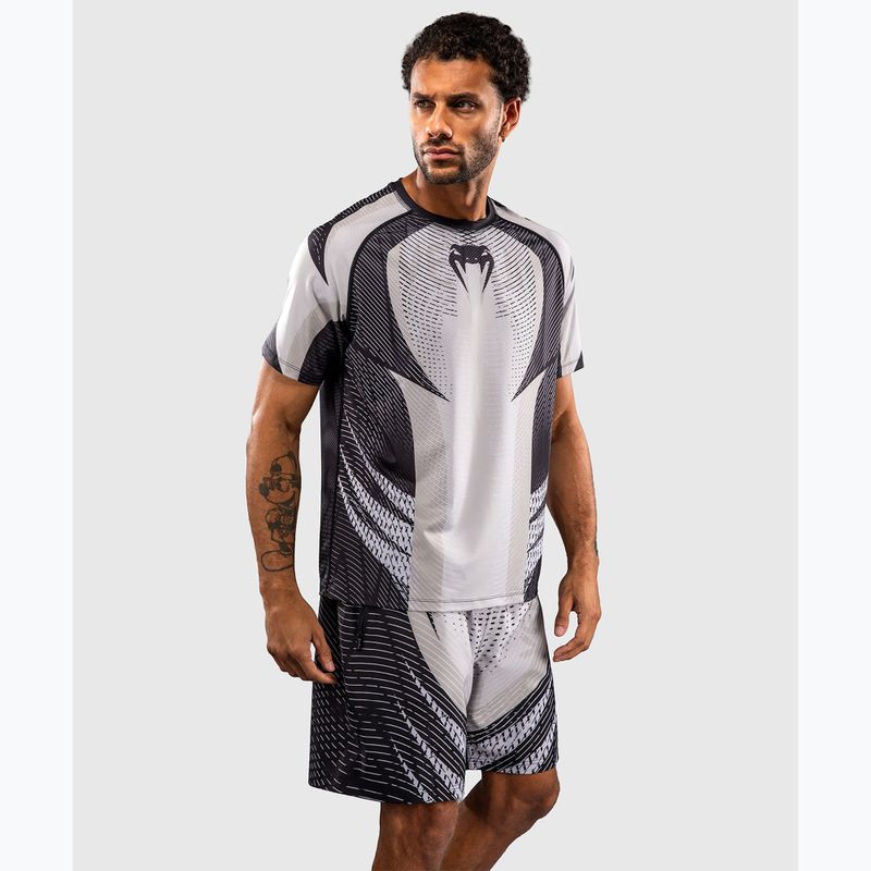Men's T-shirt Venum Galactic 3.0 Dry Tech off white/black 4