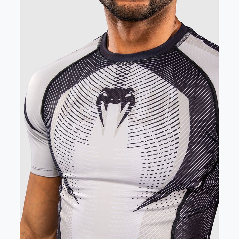 Men's rashguard Venum Galactic 3.0 Rashguard SS off white/black 5