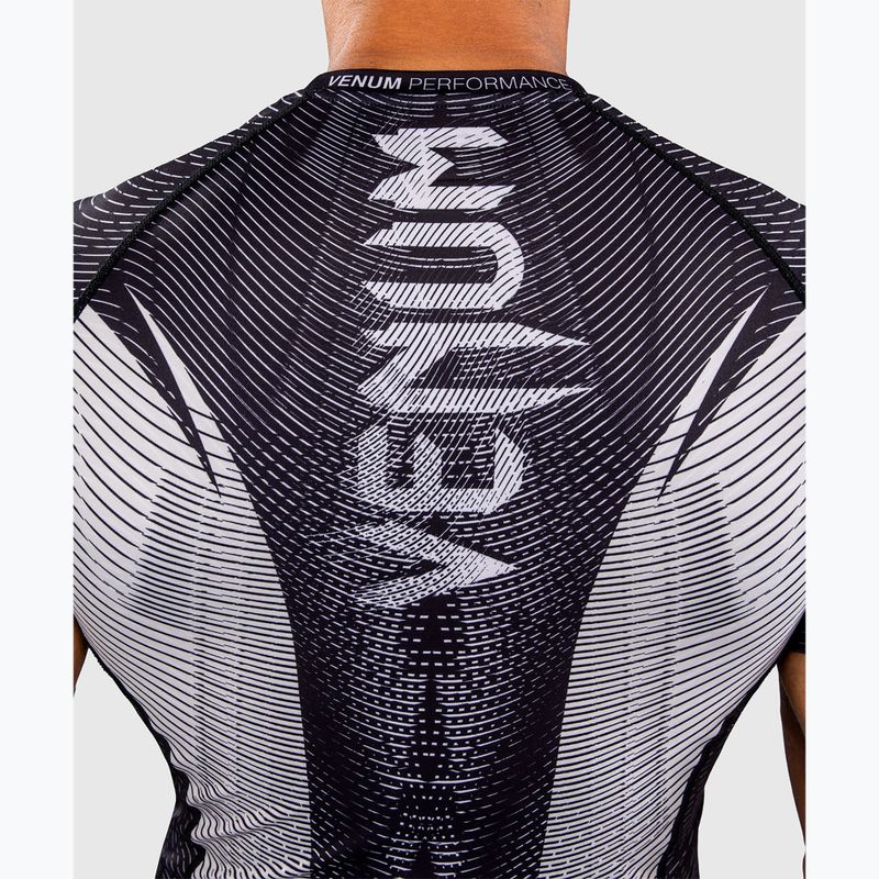 Men's rashguard Venum Galactic 3.0 Rashguard SS off white/black 6