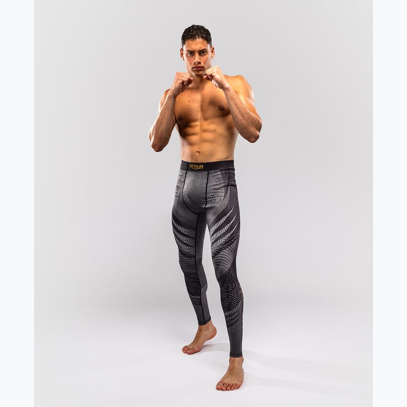 Men's training leggings Venum Galactic 3.0 Spats black/gold 2