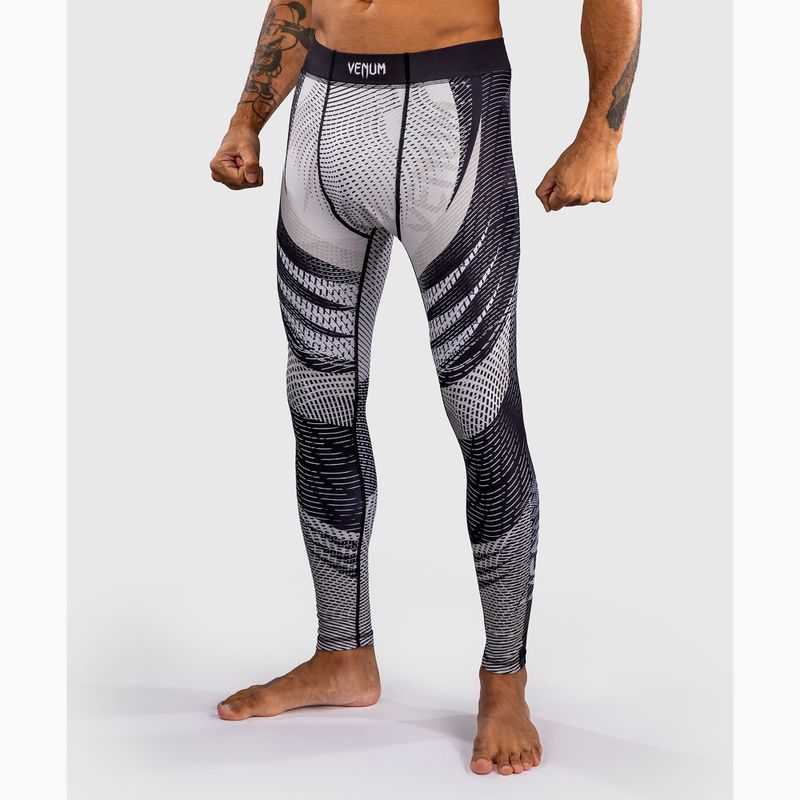 Men's training leggings Venum Galactic 3.0 Spats off white/black 4