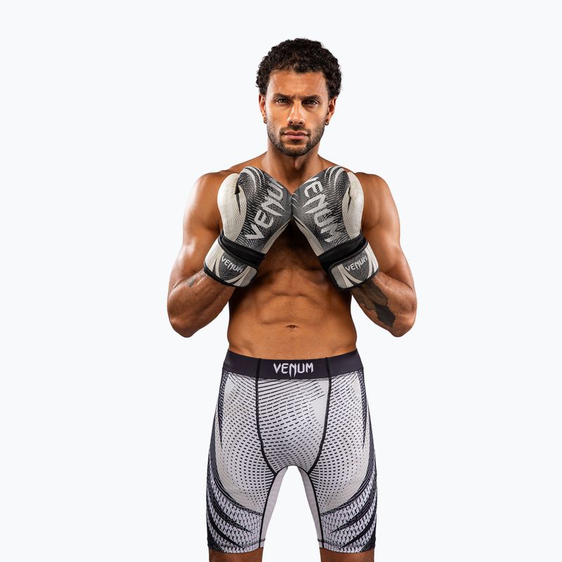 Men's training shorts Venum Galactic 3.0 Vale Tudo off white/black 5