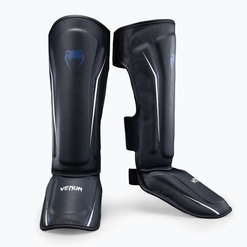Shin guards Venum G-Core Shin navy blue/white 2