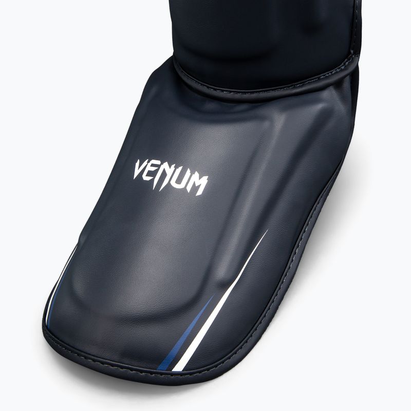 Shin guards Venum G-Core Shin navy blue/white 4